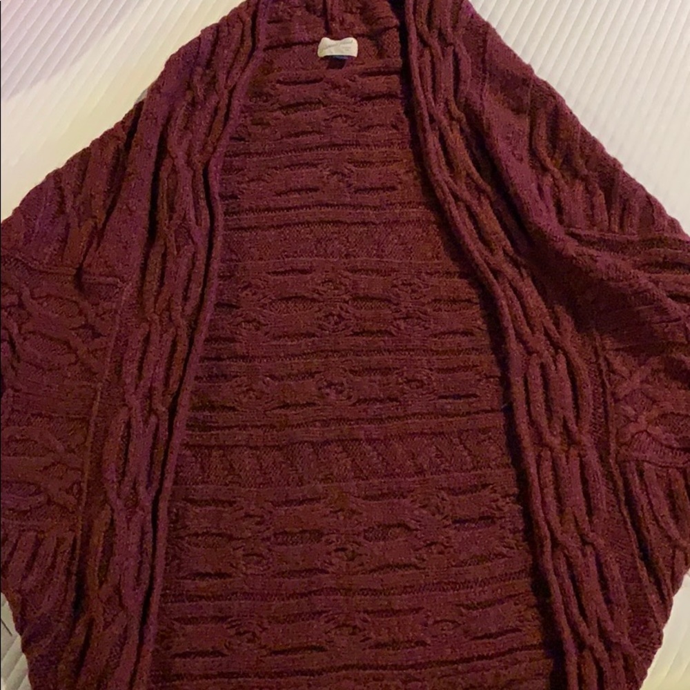 Burgundy sweater